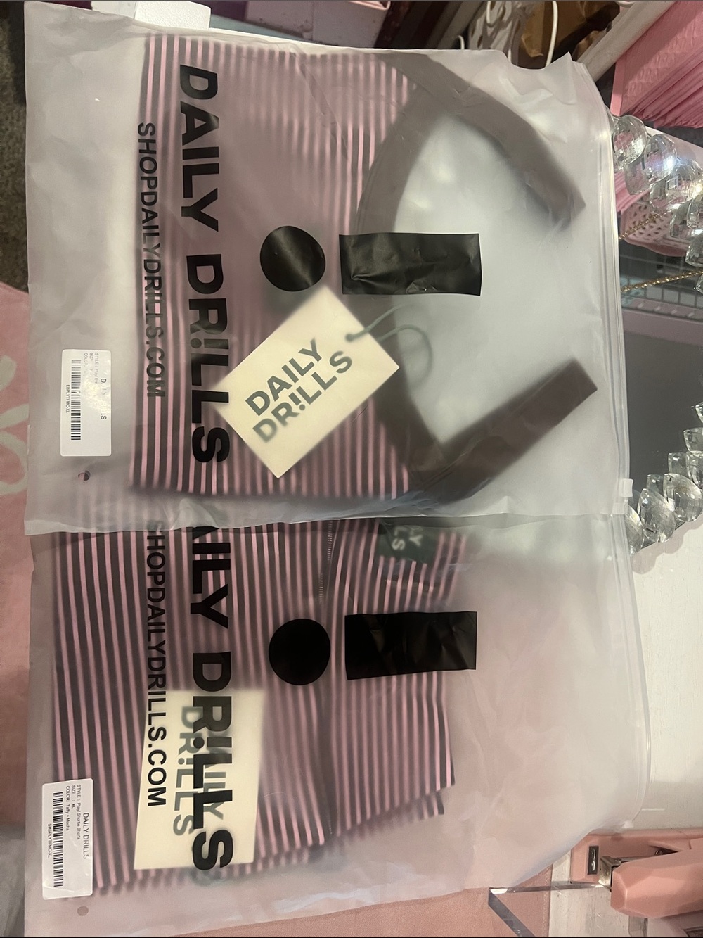 Daily Drills Play! Everyday Taffy&Mocha Bra & Shortie Shorts Both XL